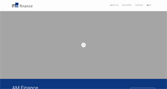 Desktop Screenshot of amfinance.cz