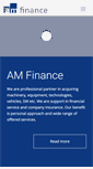 Mobile Screenshot of amfinance.cz